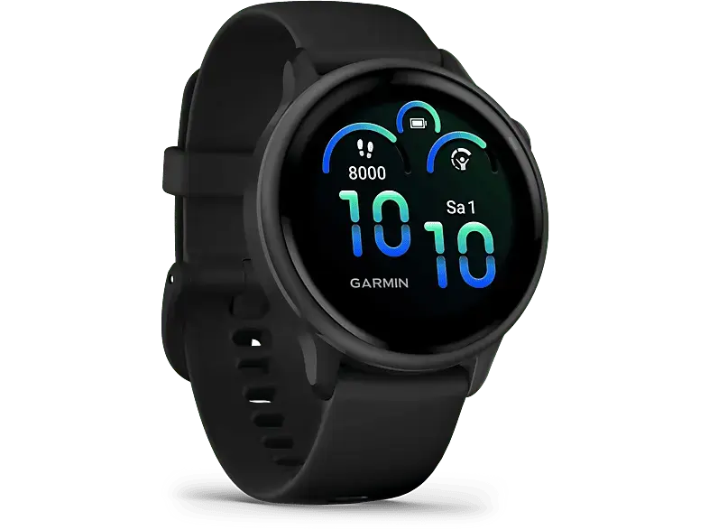 Garmin Smartwatch Vívoactive 6 42mm, Schwarz/Schiefergrau