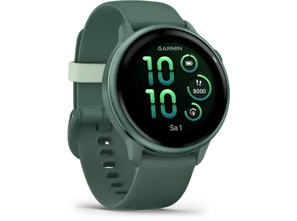 Garmin Smartwatch V&iacute;voactive 6 42mm, Jaspisgr&uuml;n/Jaspisgr&uuml;n Metallic