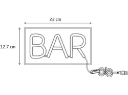ISY IDL-1000 Neon Light Box bar; LED-Neon-Leuchtbox