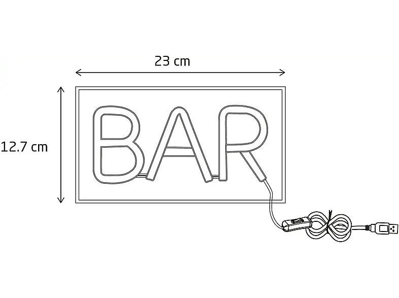 ISY IDL-1000 Neon Light Box bar; LED-Neon-Leuchtbox