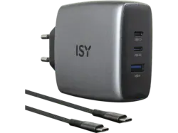 ISY IAC-5100-GY GAN Ladegerät mit Kabel