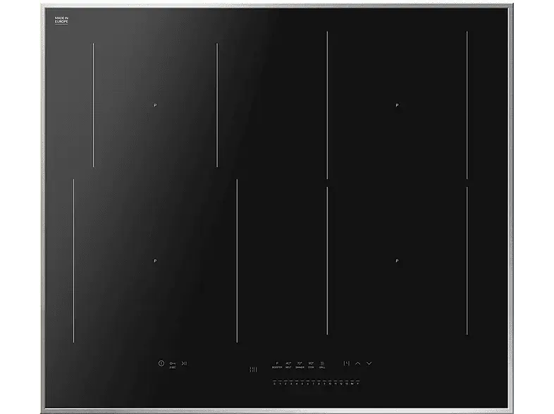 Koenic KBH 3611 Induktionskochfeld (525 mm breit, 4 Kochfelder, Glaskeramik, Autarkes Kochfeld)