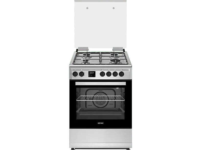 Koenic KFC 2421-2 Standherd (EEK: A, Gas, 56 l, Edelstahl)