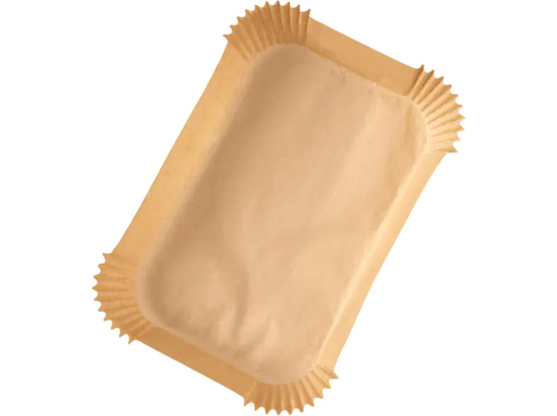 Koenic KAFP-2214 Backpapierschalen für Heißluftfritteuse 5-.7l, 22x14cm, 100 Stück