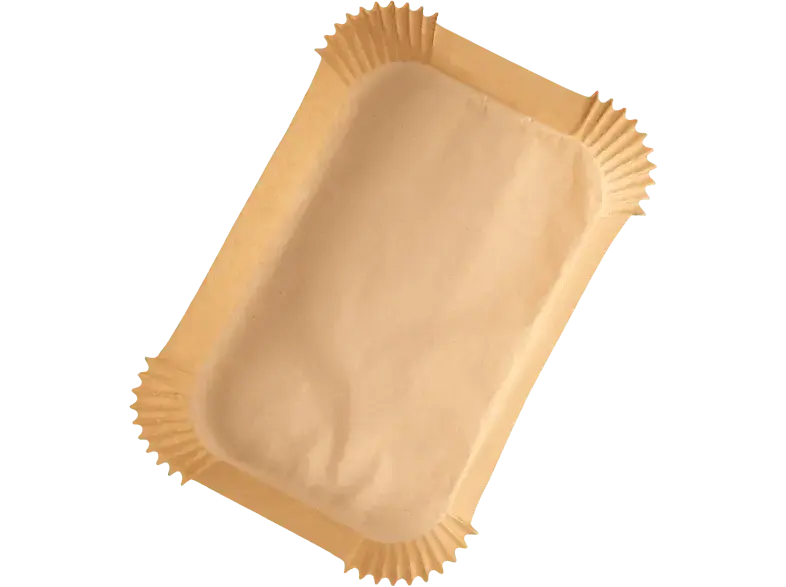 Koenic KAFP-2214 Backpapierschalen für Heißluftfritteuse 5-.7l, 22x14cm, 100 Stück