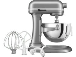 Kitchen Aid 5 KSM 55 SXXECU Heavy Duty Küchenmaschine Kontur-Silber (Rührschüsselkapazität: 5,2 l, 375 Watt)