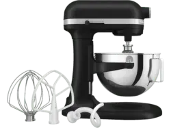 Kitchen Aid 5 KSM 55 SXXEBM Heavy Duty Küchenmaschine Matt Schwarz (Rührschüsselkapazität: 5,2 l, 375 Watt)