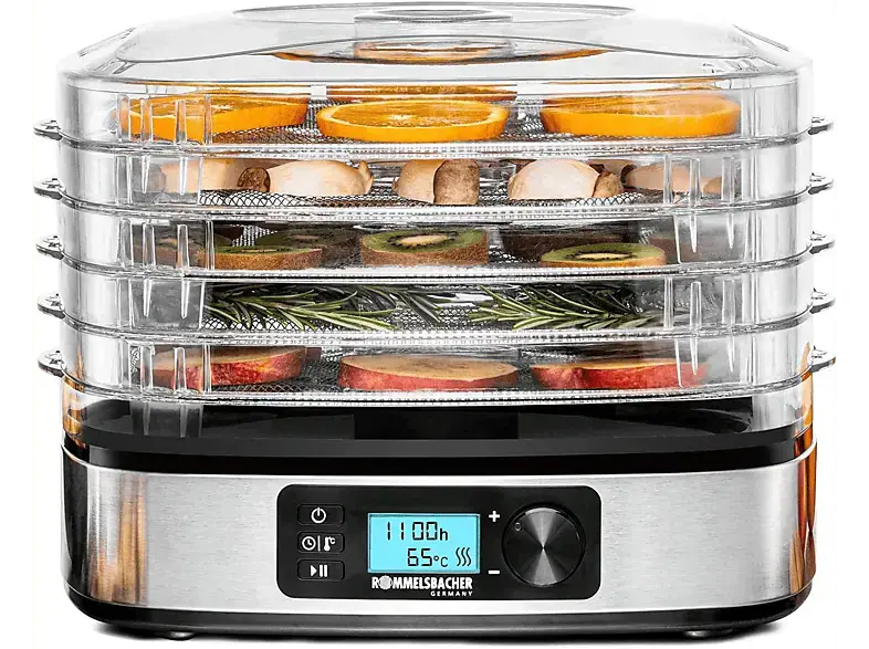 Rommelsbacher DA 350 Dörrautomat Digital mit 5-Etagen