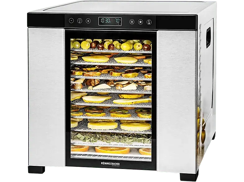 Rommelsbacher DA 1050 Dörrautomat, 10-Etagen