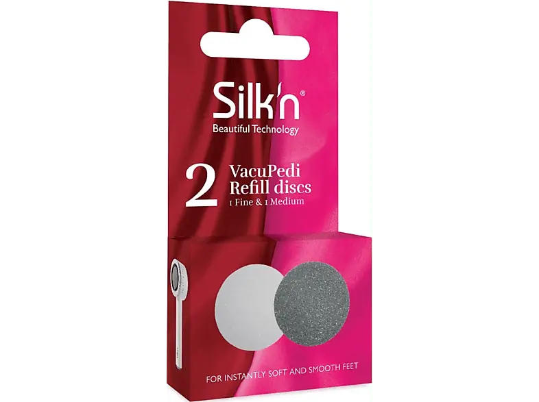SILK´N Vacupedi Schleifscheiben fein & medium