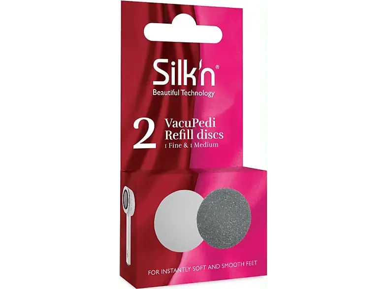 SILK´N Vacupedi Schleifscheiben fein & medium