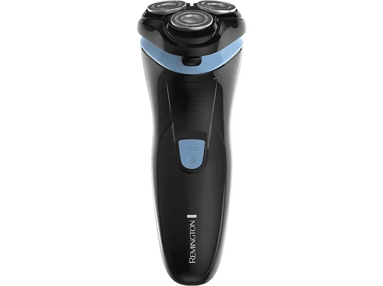 Remington R1000 Style Series Rotationsrasierer (Akkubetrieb, Schwarz/Blau, 3 Dual-Track-Schneidsystem)