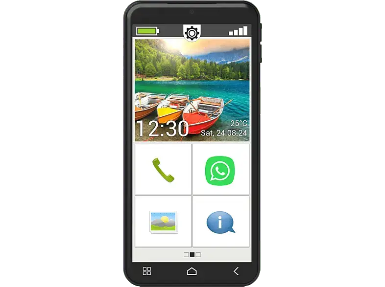 Emporia smart.6lite Smartphone 128 GB, Schwarz