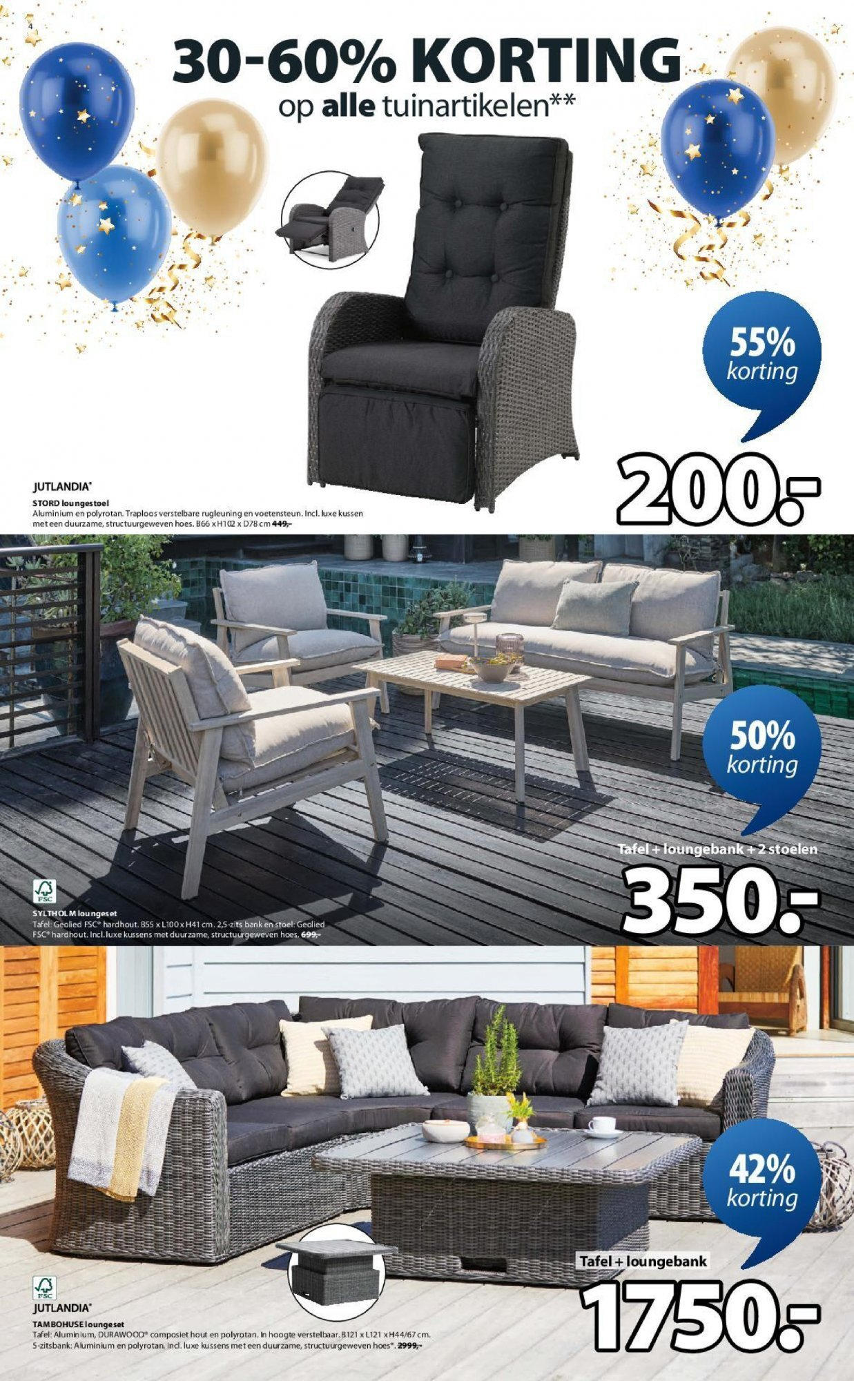 JYSK - JYSK folder  vanaf 18/06/2025 | Pagina: 4 | Producten: Kussens, Kussen, Tafel, Stoel