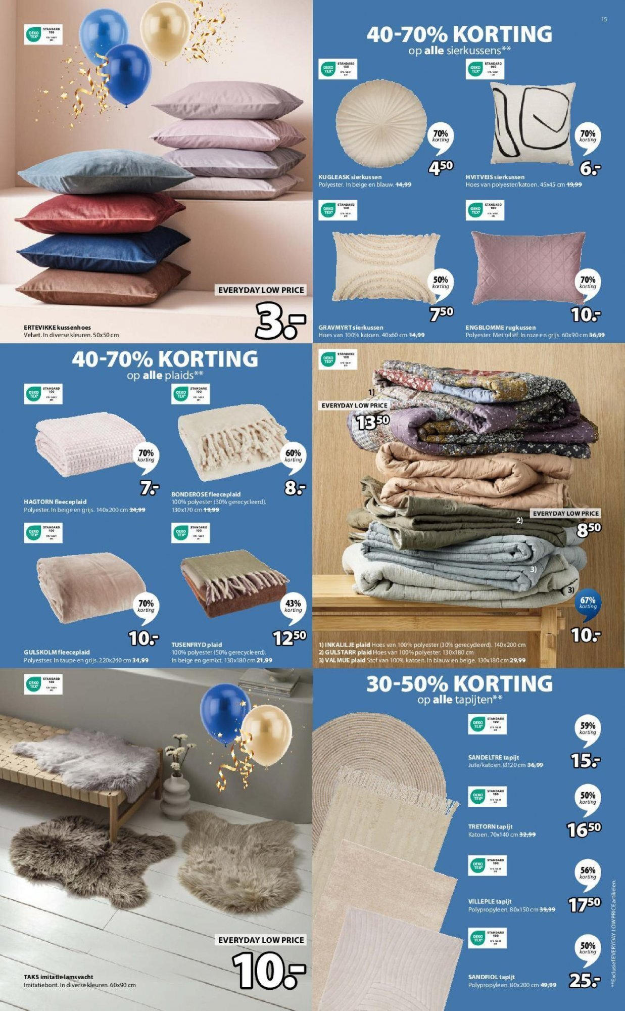 JYSK - JYSK folder  vanaf 18/06/2025 | Pagina: 15 | Producten: Tapijt