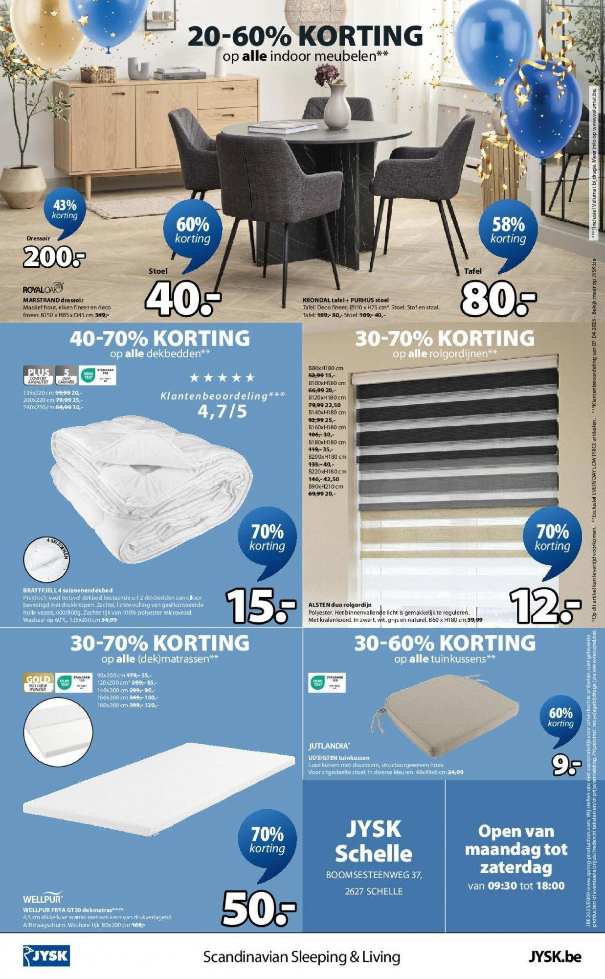 JYSK - JYSK folder  vanaf 18/06/2025 | Pagina: 16 | Producten: Matras, Stoel, Dressoir, Dekbed