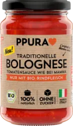 PPURA Tomatensoße, Bolognese mit Rindfleisch