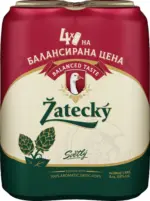 Kaufland хипермаркет Zatecky Бира 4,6% vol - до 09-11-25