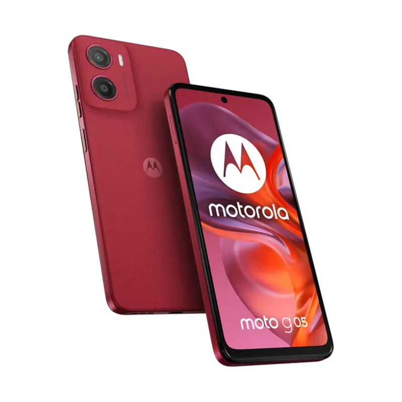Смартфон GSM MOTOROLA G05 PLUM RED PB6L0032RO 6.67 ", 256 GB, RAM 8 GB, 50 MP