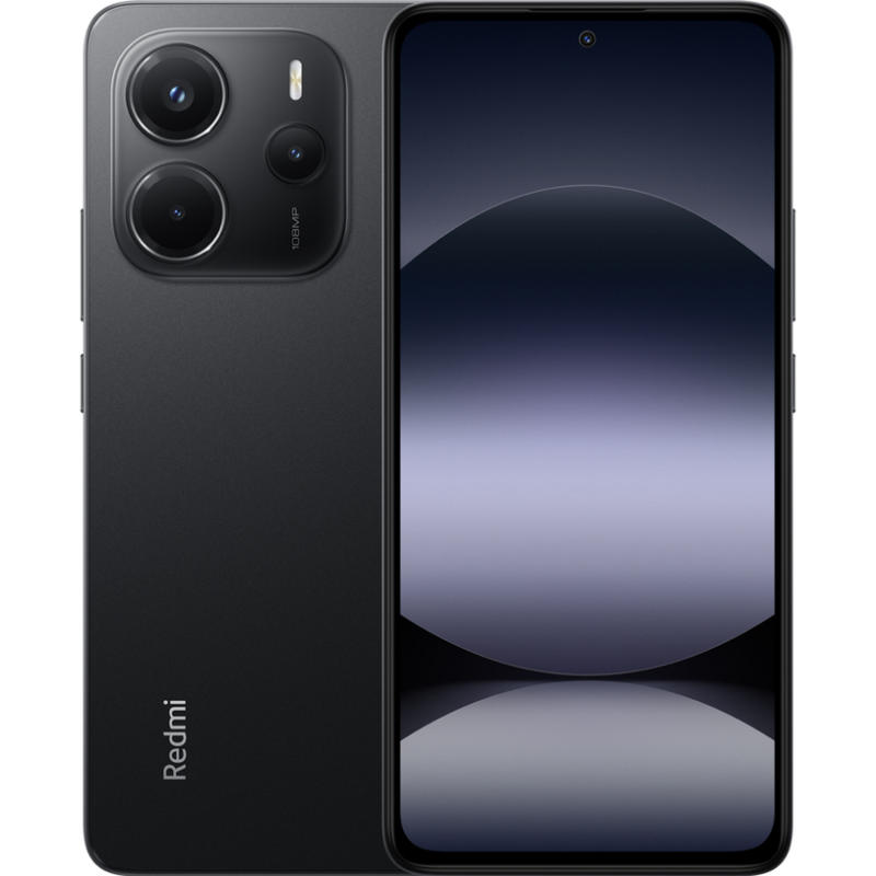 Смартфон GSM XIAOMI REDMI NOTE 14 BLACK 6.67 ", 256 GB, RAM 8 GB, 108+2+2 MP