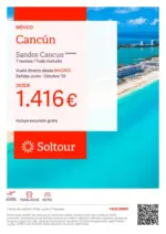 Soltour Cancún - Sandos Cancun - hasta el 31.10.2025