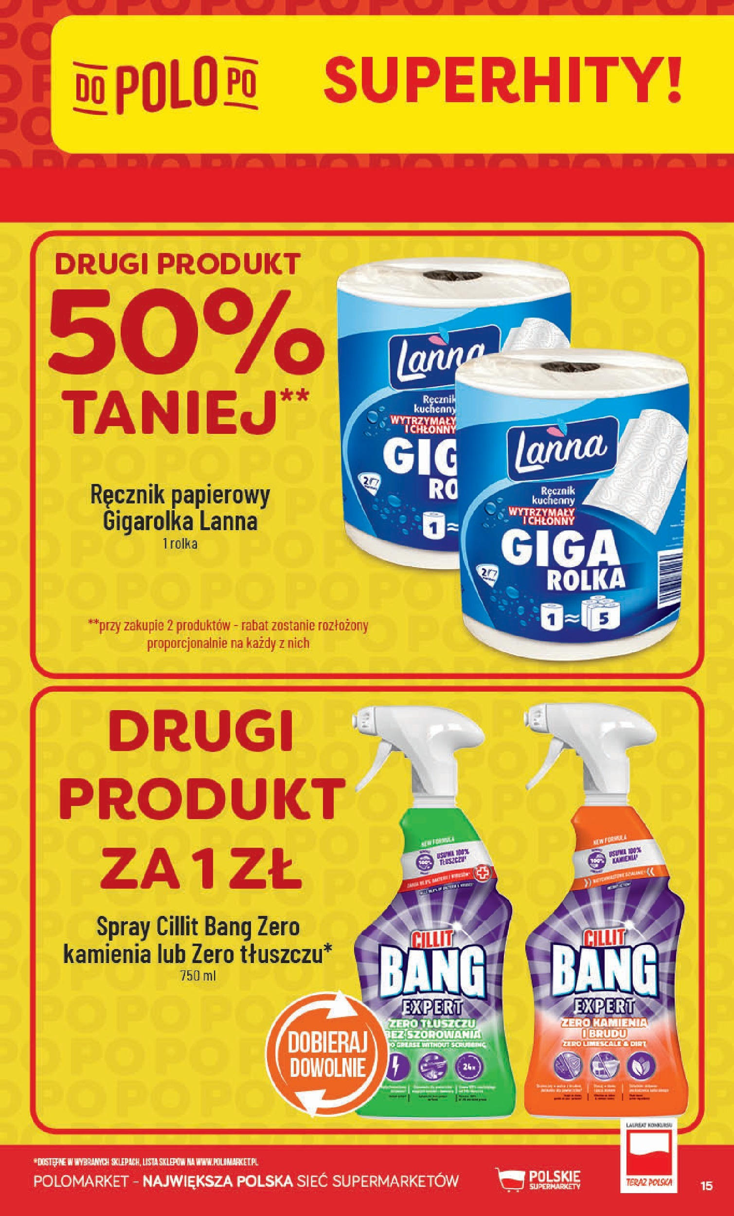 POLOmarket gazetka od jutra (11.06.2025) | Nowa PDF | Strona: 15 | Produkty: Ręcznik papierowy POLOmarket gazetka od jutra (11.06.2025) - Nowa PDF | Strona: 15 | Produkty: Ręcznik papierowy