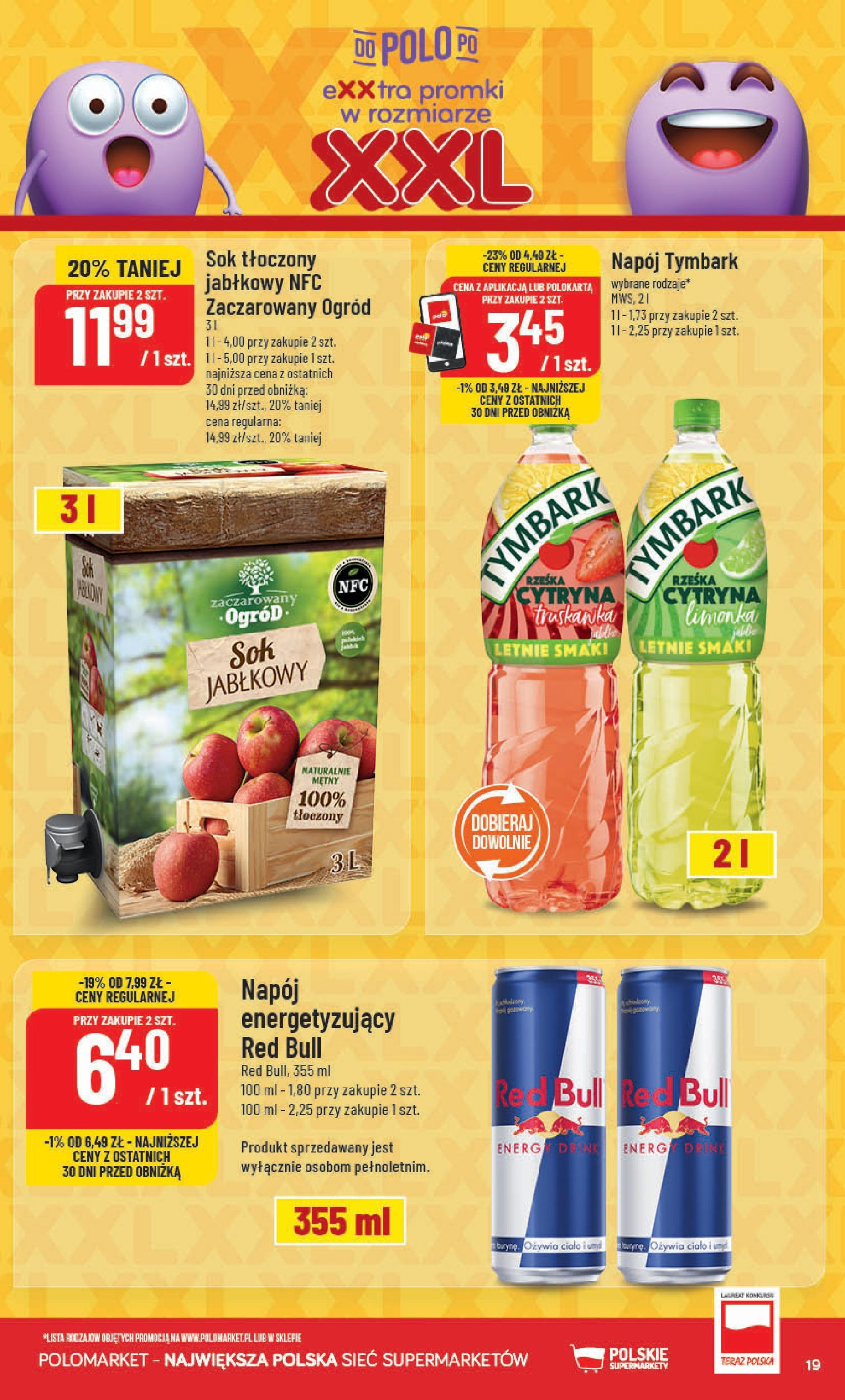 POLOmarket gazetka od jutra (11.06.2025) | Nowa PDF | Strona: 19 | Produkty: Cytryna, Limonka, Red bull, Sok POLOmarket gazetka od jutra (11.06.2025) - Nowa PDF | Strona: 19 | Produkty: Cytryna, Limonka, Red bull, Sok