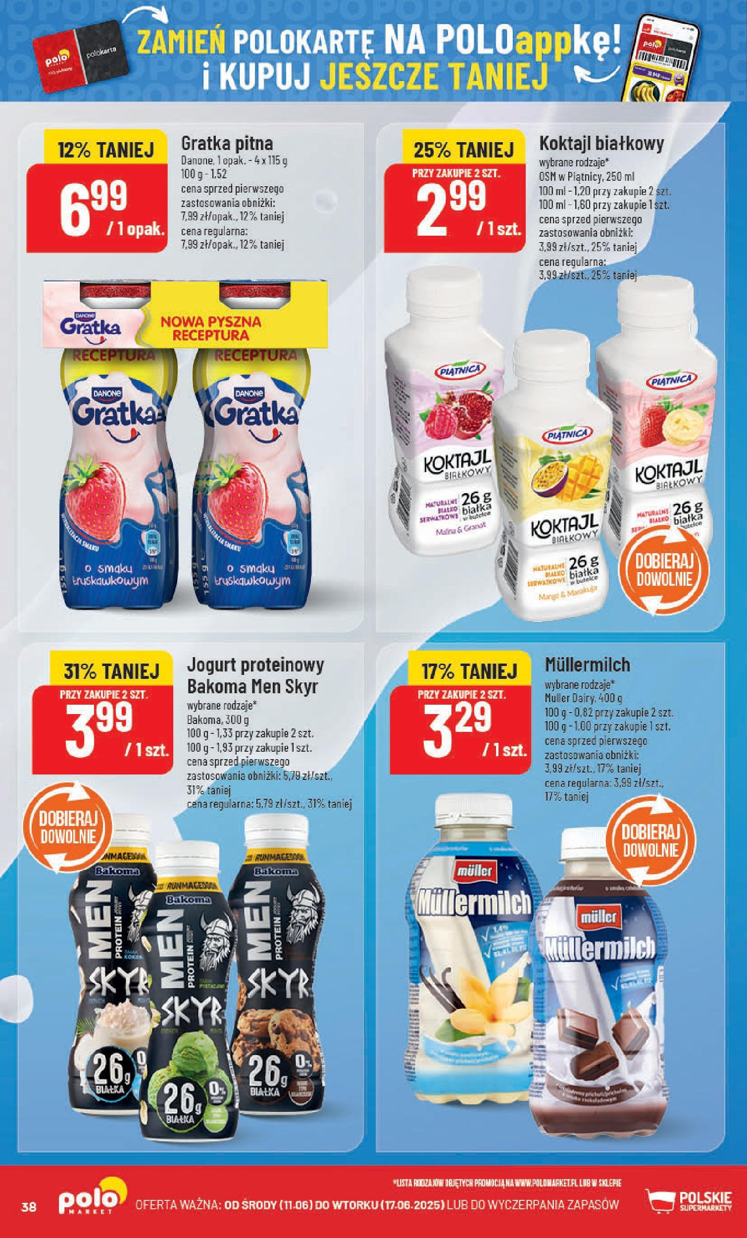 POLOmarket gazetka od jutra (11.06.2025) | Nowa PDF | Strona: 38 | Produkty: Mango, Malina, Jogurt, Skyr POLOmarket gazetka od jutra (11.06.2025) - Nowa PDF | Strona: 38 | Produkty: Mango, Malina, Jogurt, Skyr