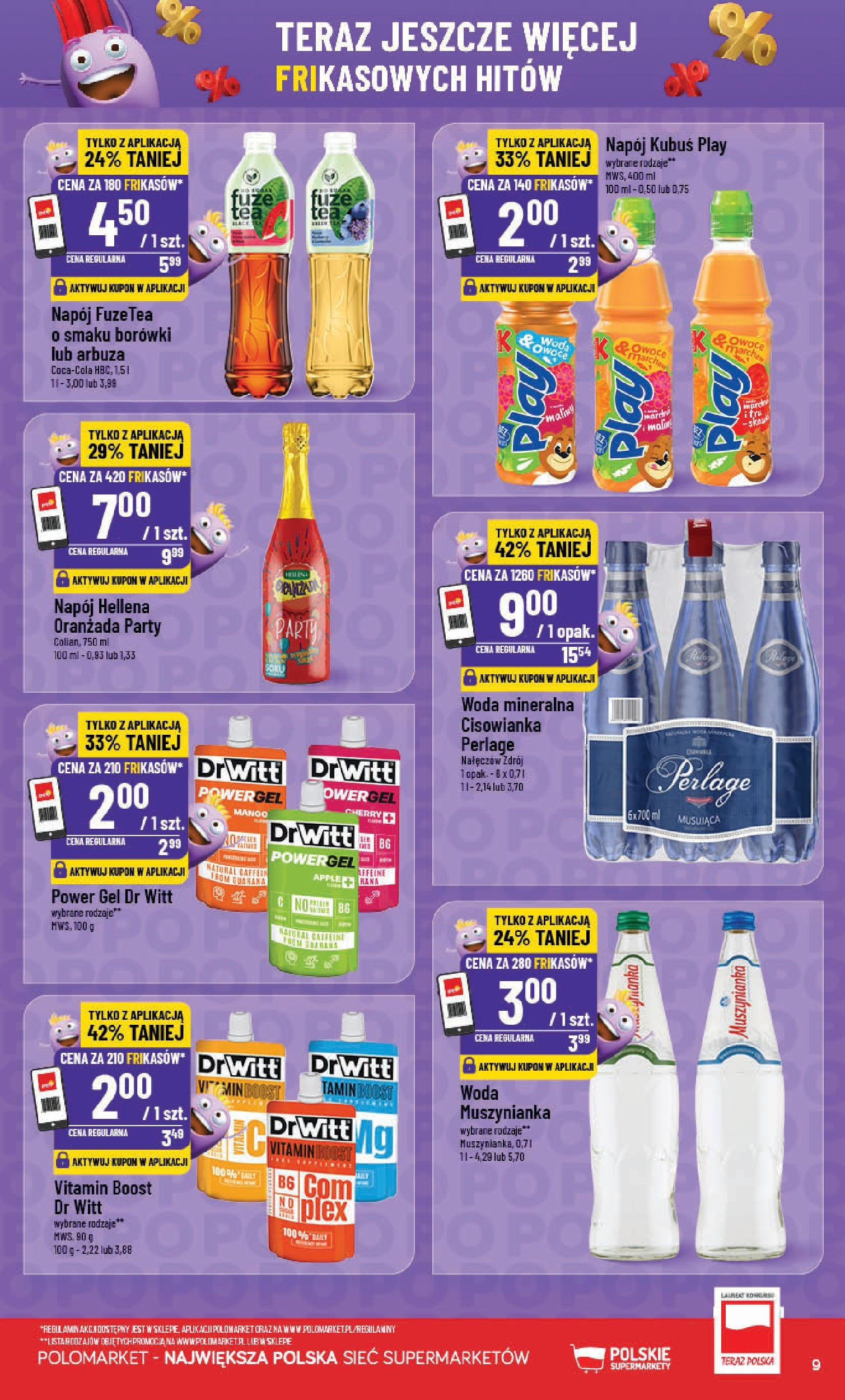 POLOmarket gazetka od jutra (11.06.2025) - Nowa PDF | Strona: 9 | Produkty: Mango, Muszynianka, Woda, Owoce