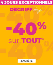 4 jours exceptionnels