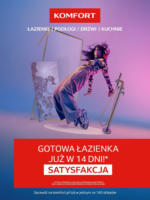 Komfort_Gotowa łazienka w 14 dni Sklepy Komfort S.A. – do 30.06.2025