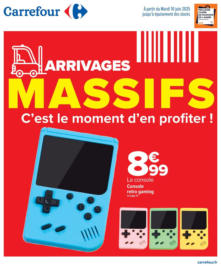 ARRIVAGES MASSIFS