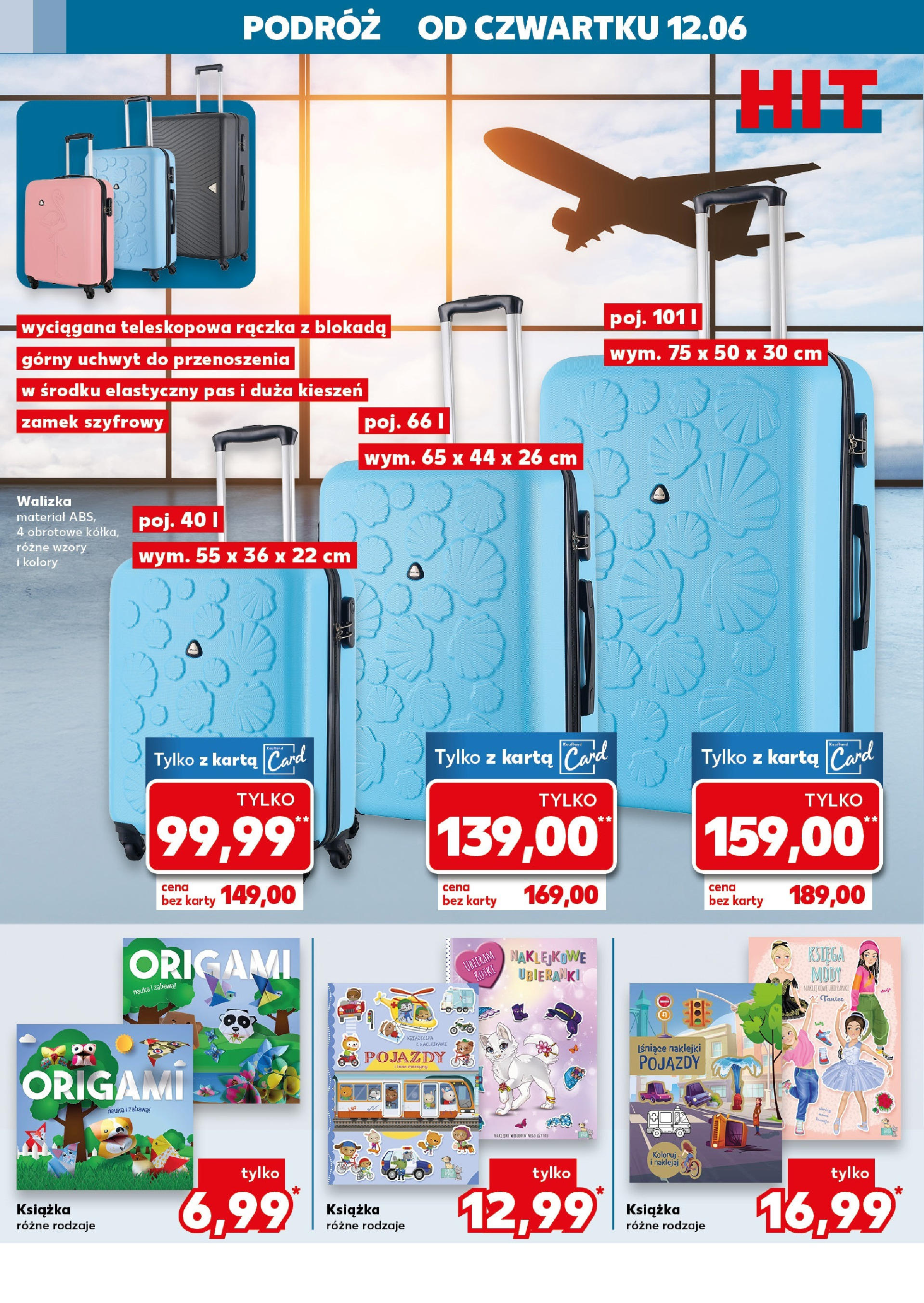 Kaufland gazetka - Mega okazje od 12.06.2025 - od jutra PDF | Strona: 10 | Produkty: Karta, Walizka, Naklejki