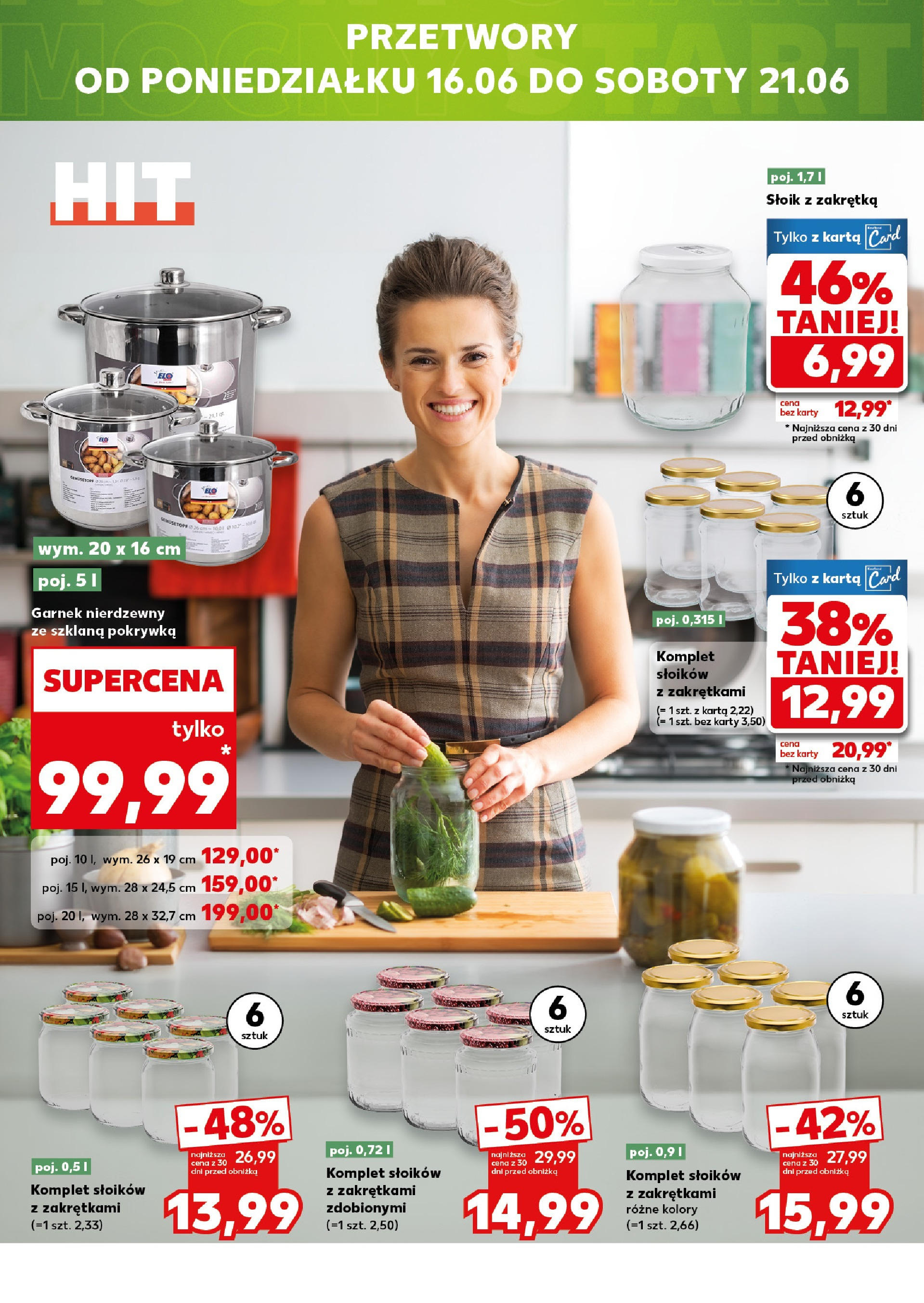 Kaufland gazetka - Mega okazje od 12.06.2025 - od jutra PDF | Strona: 16 | Produkty: Karta, Garnek