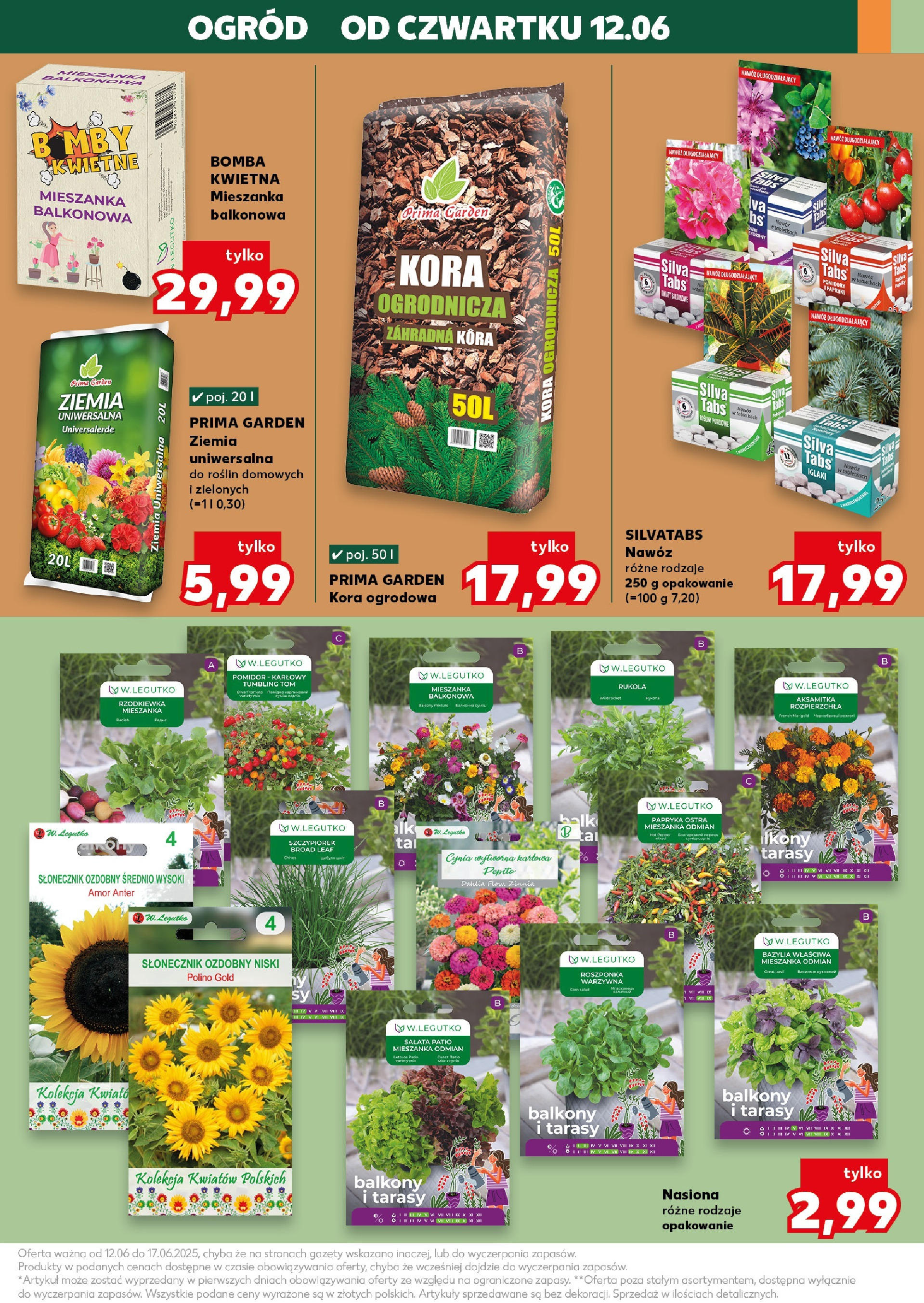 Kaufland gazetka - Mega okazje od 12.06.2025 - od jutra PDF | Strona: 25 | Produkty: Ziemia, Rukola, Roszponka, Słonecznik