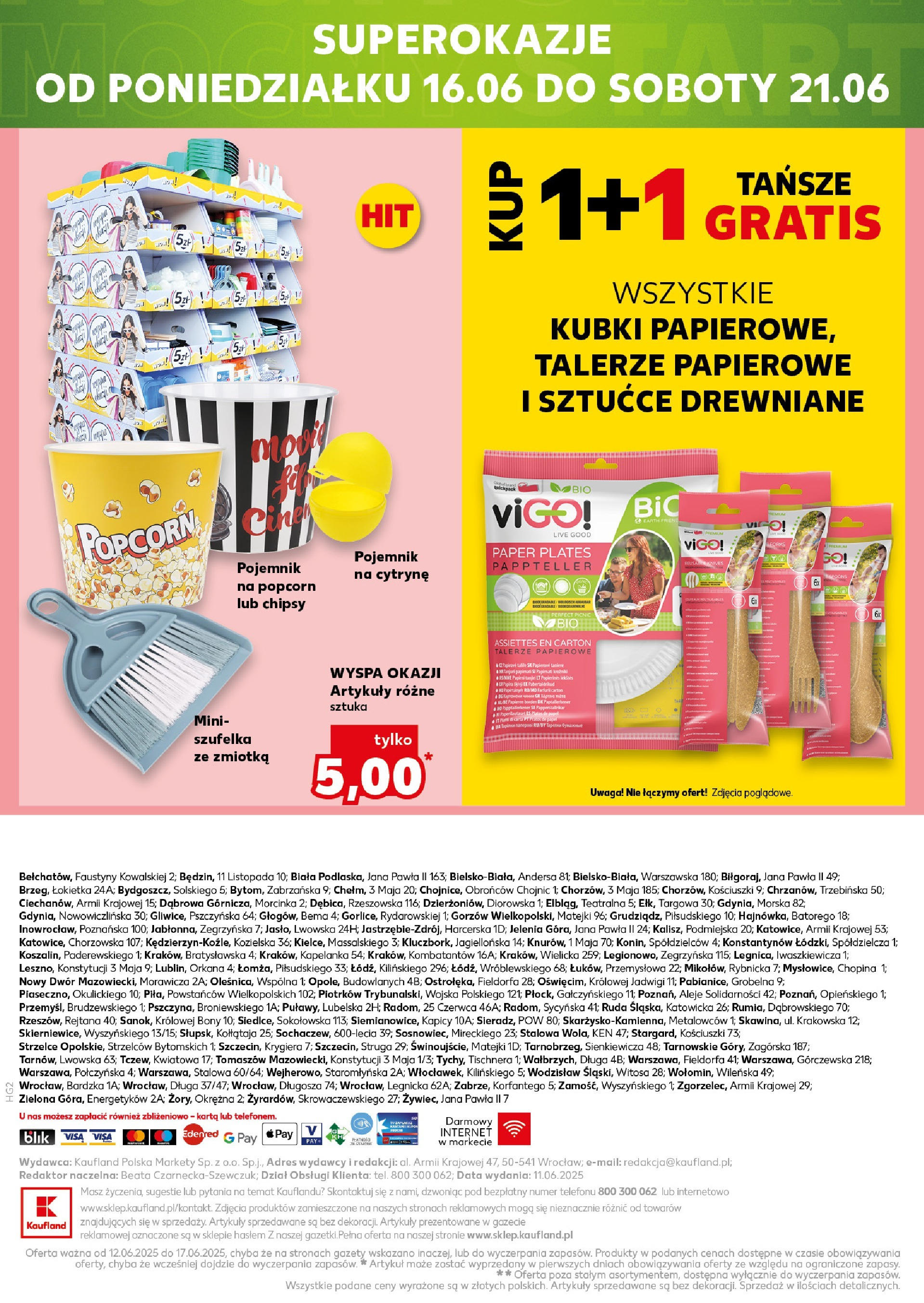 Kaufland gazetka - Mega okazje od 12.06.2025 - od jutra PDF | Strona: 26 | Produkty: Karta, Chipsy, Popcorn, Sztućce