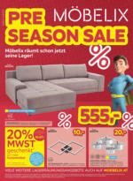 Möbelix Pre-Season-Sale - bis 16.06.2025
