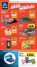 Aldi újság érvényessége 2025.06.18.-ig