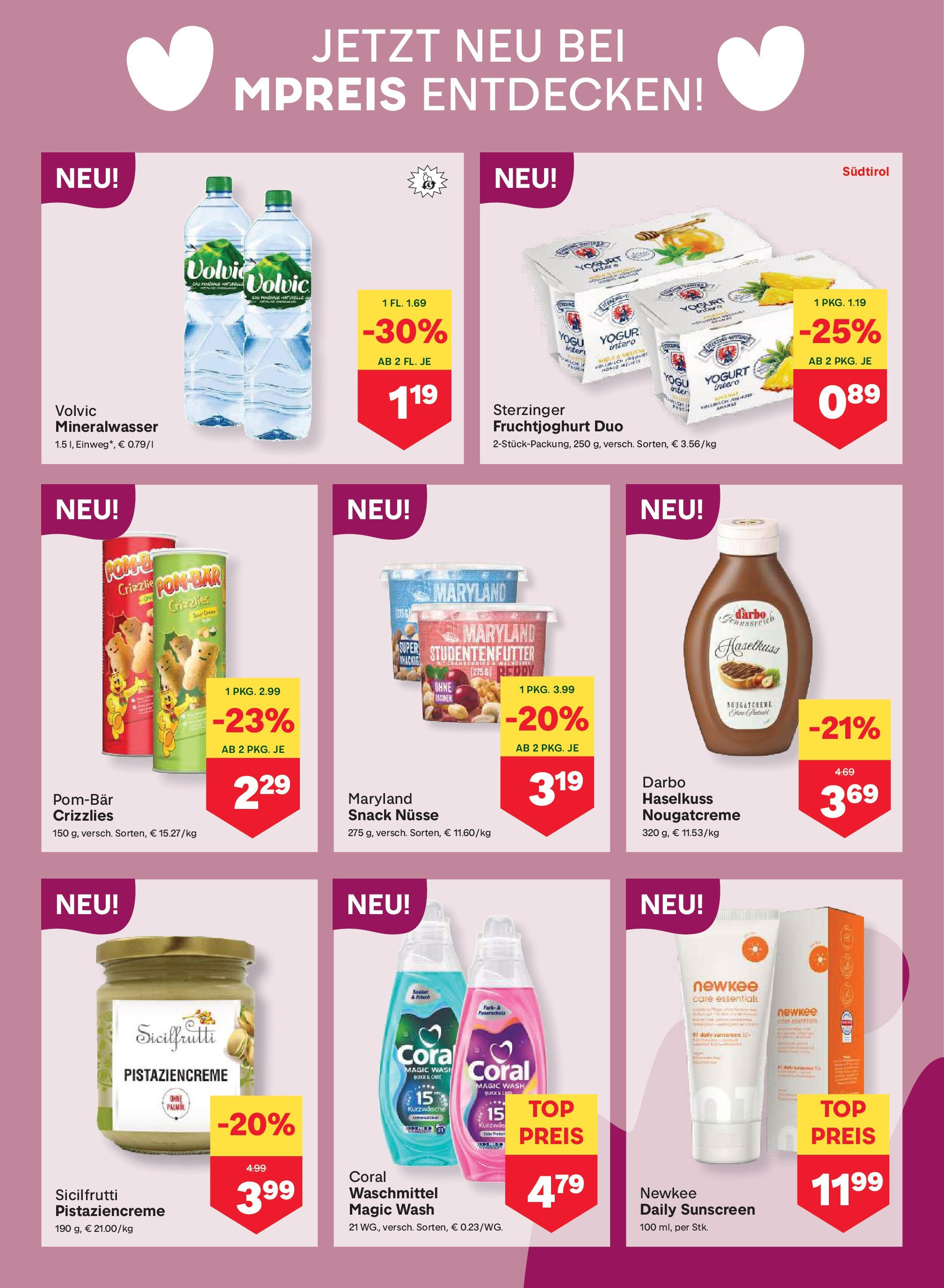 MPREIS Lans von 18.06.2025 - Aktuelle Angebote | Seite: 7 | Produkte: Nüsse, Joghurt, Ananas, Waschmittel