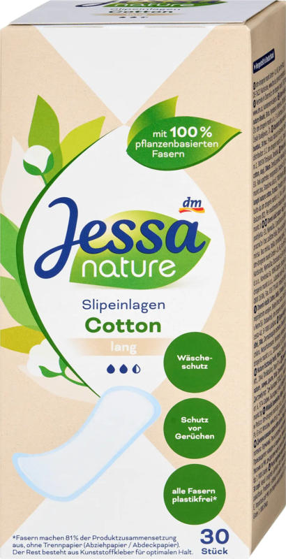 Jessa Slipeinlagen Cotton Lang nature