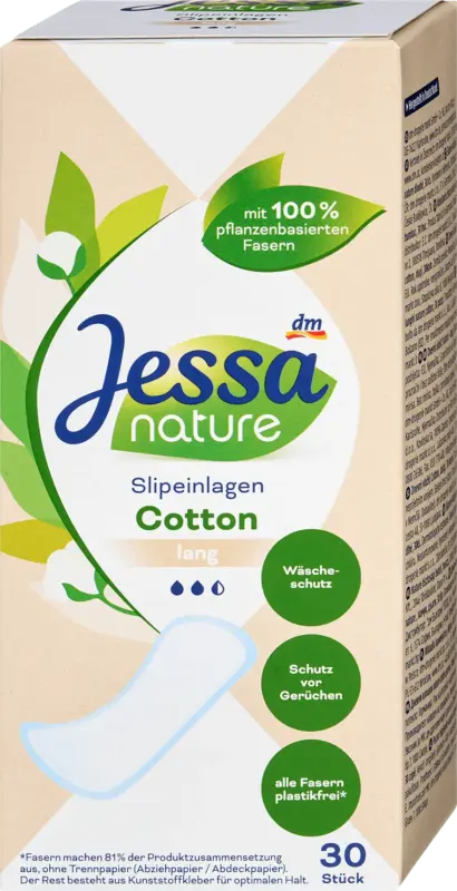 Jessa Slipeinlagen Cotton Lang nature