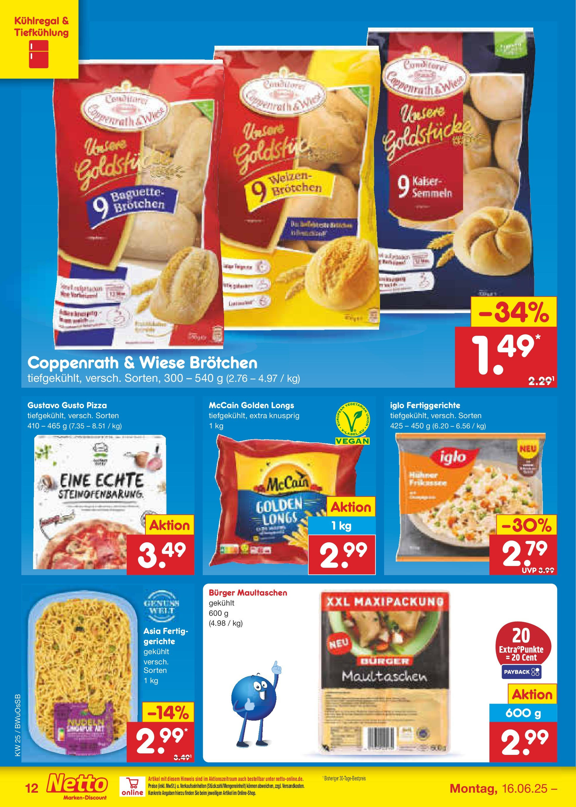 Netto Marken-Discount prospekt Osterode (ab 15.06.2025) » Angebote | Seite: 14 | Produkte: Baguette, McCain, Fertiggerichte, Pizza Netto Marken-Discount prospekt Osterode (ab 15.06.2025) » Angebote | Seite: 14 | Produkte: Baguette, McCain, Fertiggerichte, Pizza