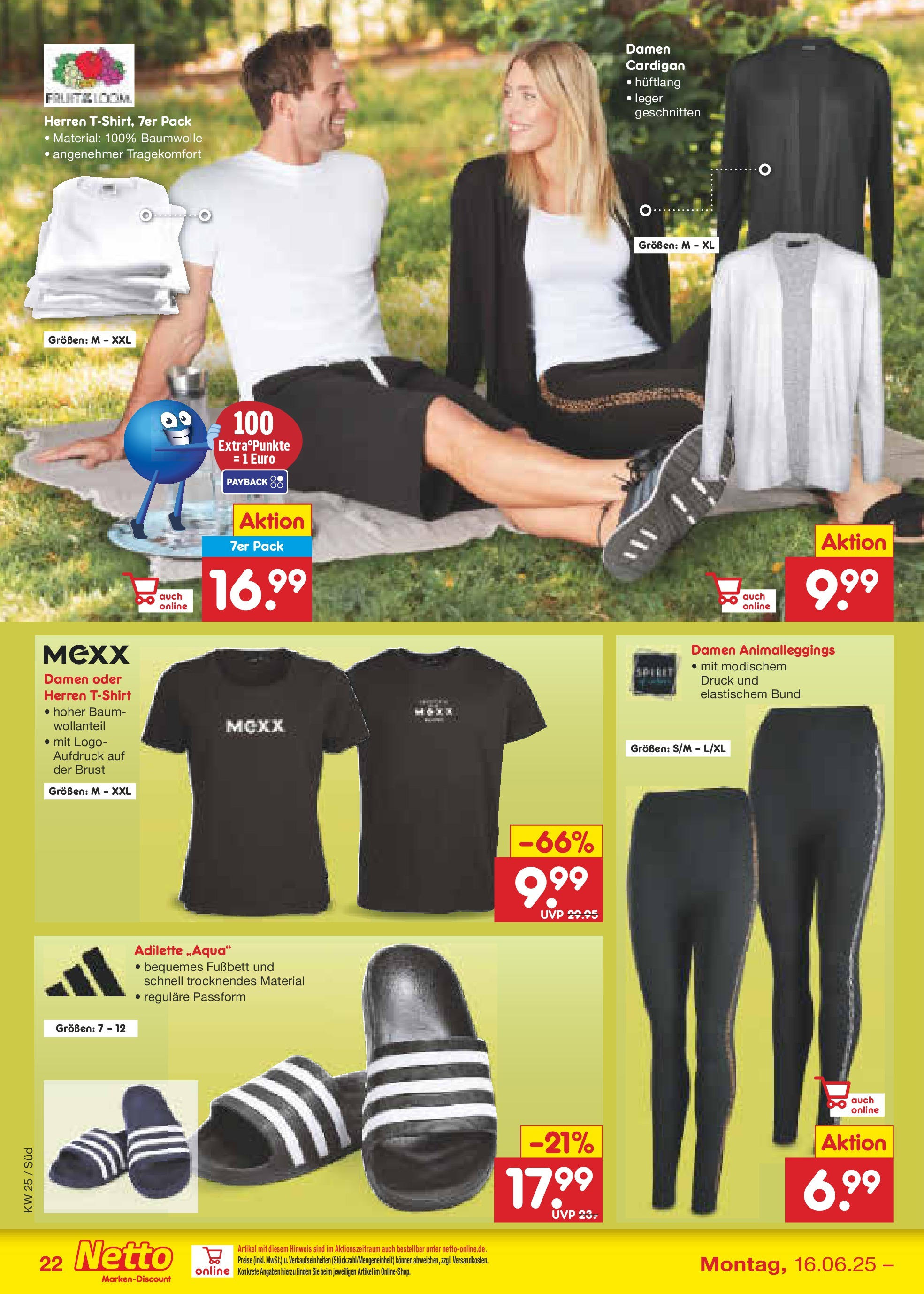 Netto Marken-Discount prospekt Buttenwiesen (ab 15.06.2025) » Angebote | Seite: 32 | Produkte: T-Shirt, Cardigan, Leggings Netto Marken-Discount prospekt Buttenwiesen (ab 15.06.2025) » Angebote | Seite: 32 | Produkte: T-Shirt, Cardigan, Leggings