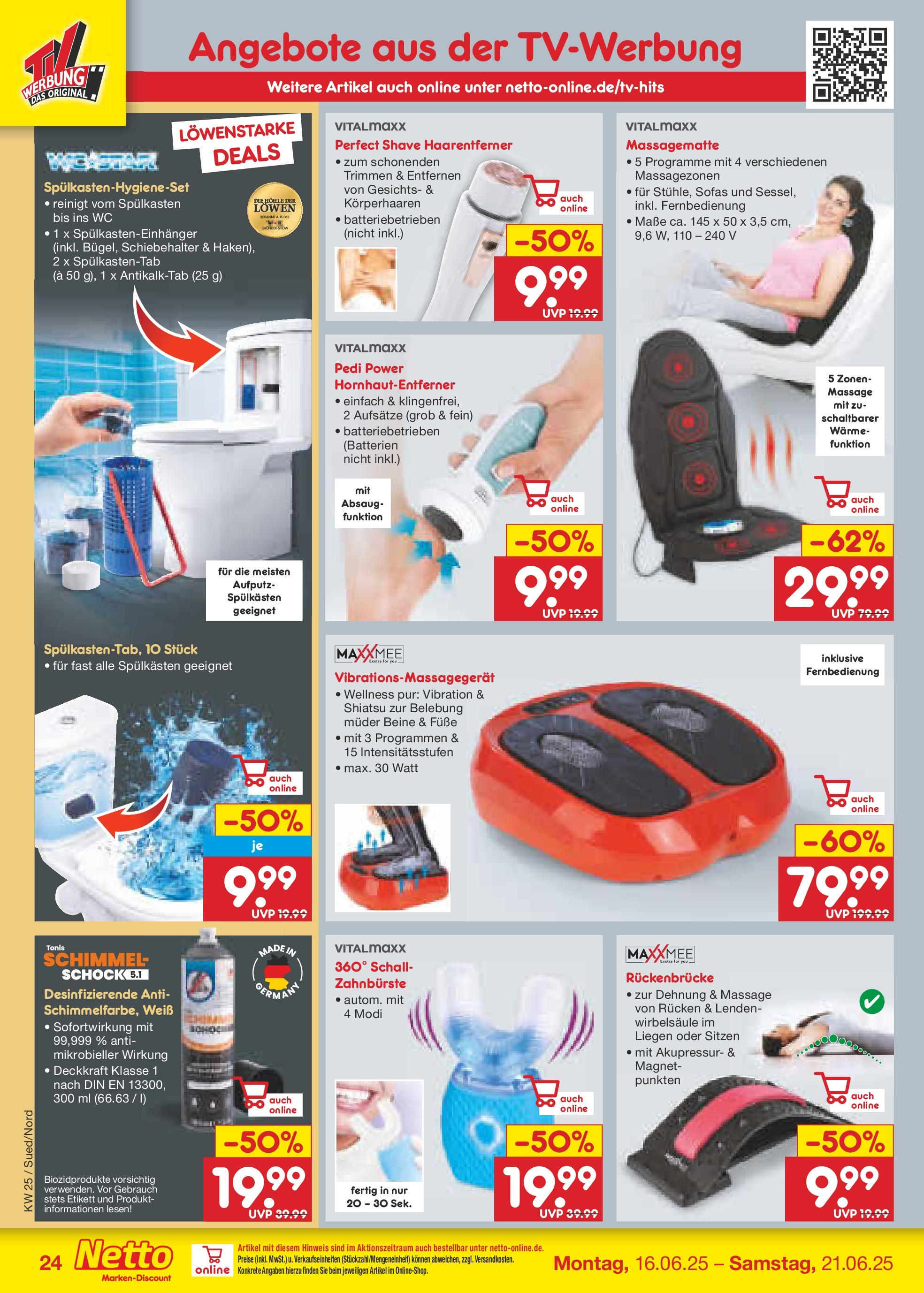 Netto Marken-Discount prospekt Buttenwiesen (ab 15.06.2025) » Angebote | Seite: 34 | Produkte: Batterien, Zahnbürste Netto Marken-Discount prospekt Buttenwiesen (ab 15.06.2025) » Angebote | Seite: 34 | Produkte: Batterien, Zahnbürste