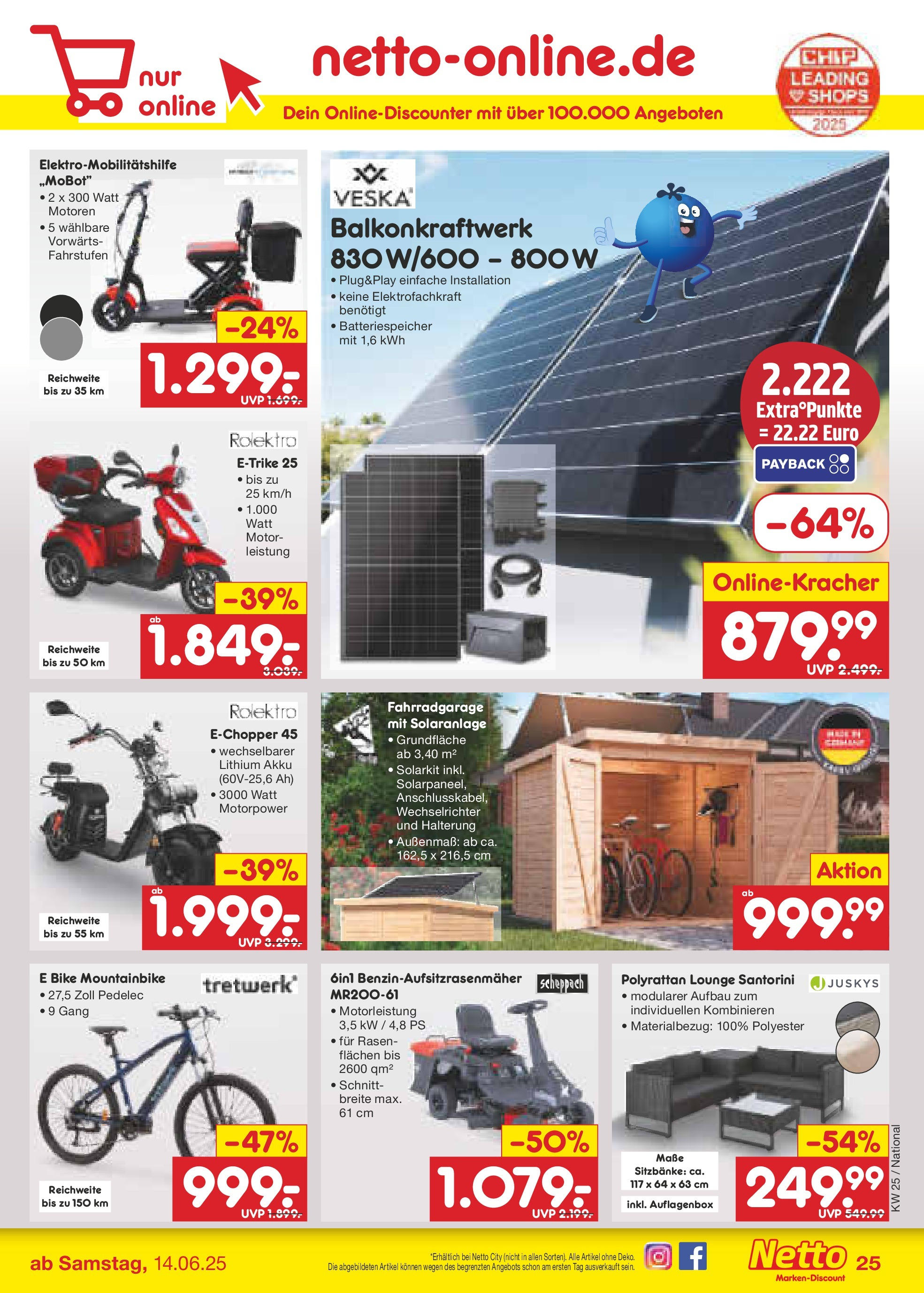 Netto Marken-Discount prospekt Buttenwiesen (ab 15.06.2025) » Angebote | Seite: 35 | Produkte: Mountainbike, Scooter Netto Marken-Discount prospekt Buttenwiesen (ab 15.06.2025) » Angebote | Seite: 35 | Produkte: Mountainbike, Scooter