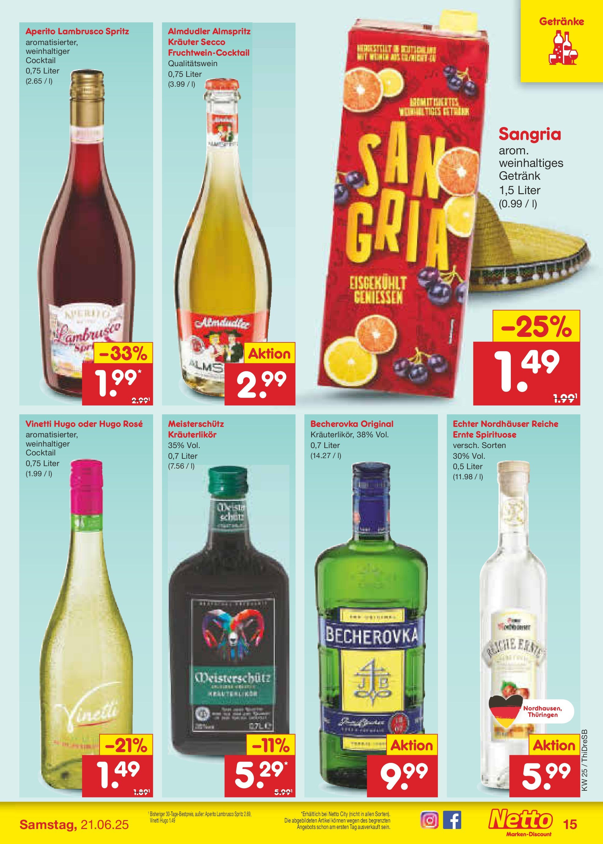 Netto Marken-Discount prospekt Dresden (ab 15.06.2025) » Angebote | Seite: 19 | Produkte: Dill, Hugo Netto Marken-Discount prospekt Dresden (ab 15.06.2025) » Angebote | Seite: 19 | Produkte: Dill, Hugo