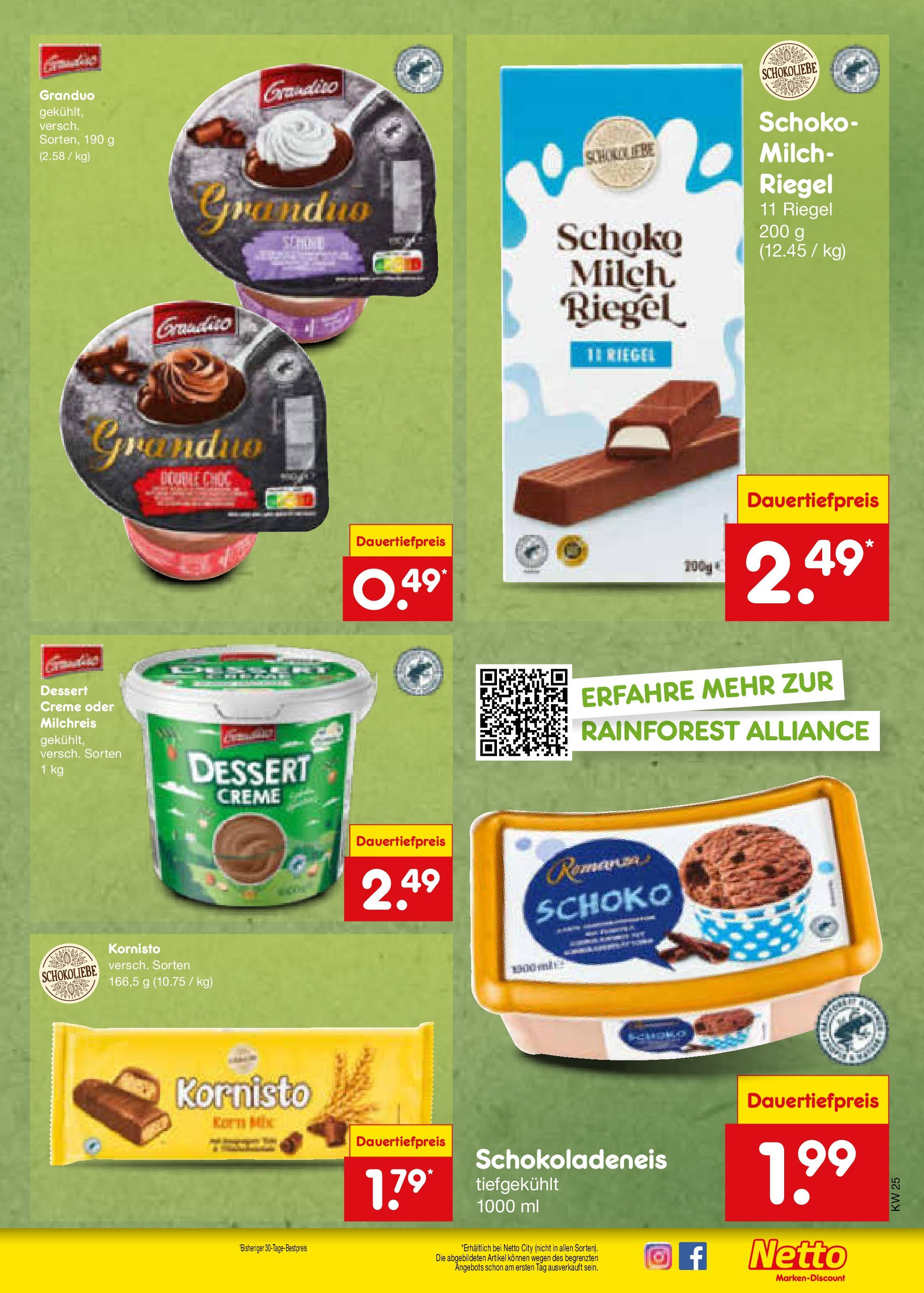 Netto Marken-Discount prospekt Schwerte-Geisecke (ab 15.06.2025) » Angebote | Seite: 45 | Produkte: Milch, Creme Netto Marken-Discount prospekt Schwerte-Geisecke (ab 15.06.2025) » Angebote | Seite: 45 | Produkte: Milch, Creme