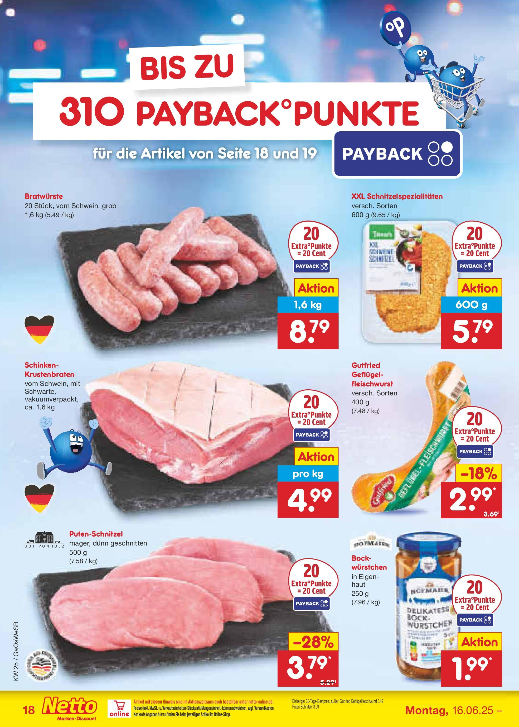 Netto Marken-Discount prospekt Bremen-Lesum (ab 15.06.2025) » Angebote | Seite: 24 | Produkte: Krustenbraten, Putenschnitzel, Schinken Netto Marken-Discount prospekt Bremen-Lesum (ab 15.06.2025) » Angebote | Seite: 24 | Produkte: Krustenbraten, Putenschnitzel, Schinken