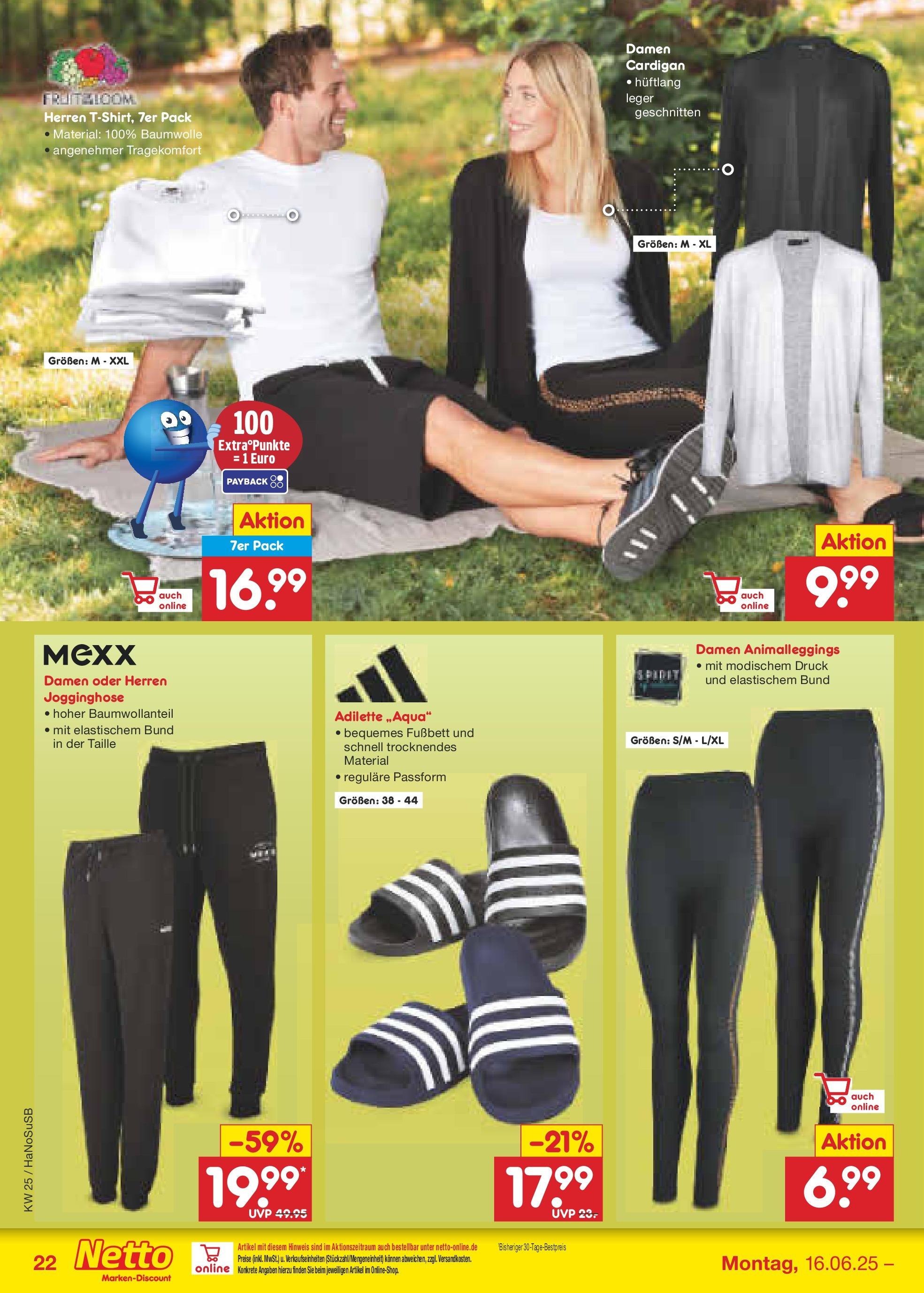 Netto Marken-Discount prospekt Schwerte-Geisecke (ab 15.06.2025) » Angebote | Seite: 32 | Produkte: Jogginghose, T-Shirt, Cardigan, Leggings Netto Marken-Discount prospekt Schwerte-Geisecke (ab 15.06.2025) » Angebote | Seite: 32 | Produkte: Jogginghose, T-Shirt, Cardigan, Leggings