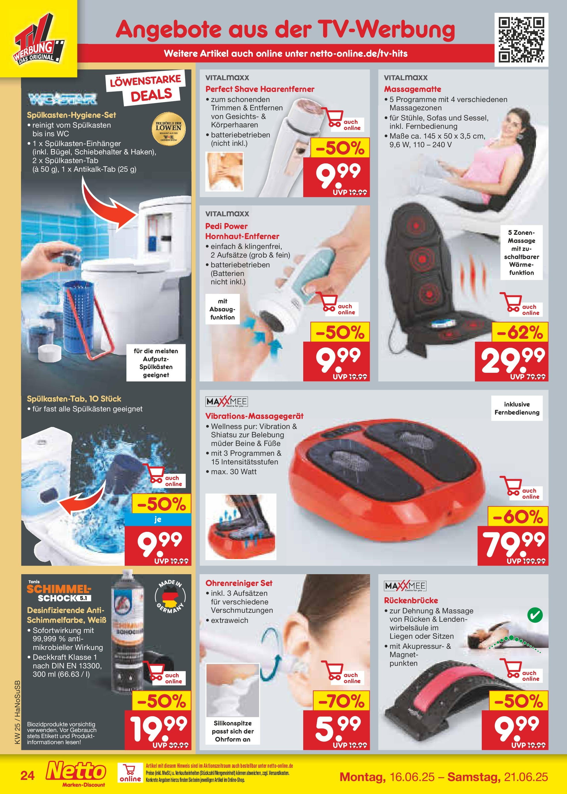 Netto Marken-Discount prospekt Schwerte-Geisecke (ab 15.06.2025) » Angebote | Seite: 34 | Produkte: Batterien Netto Marken-Discount prospekt Schwerte-Geisecke (ab 15.06.2025) » Angebote | Seite: 34 | Produkte: Batterien